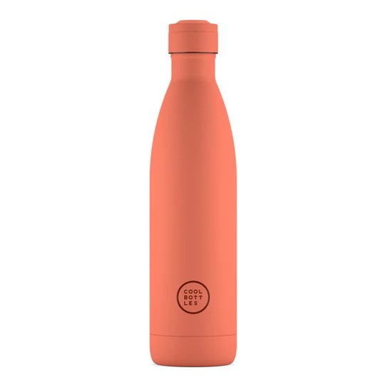 BOTELLA TÉRMICA PASTEL CORAL 750ML - COOL BOTTLES